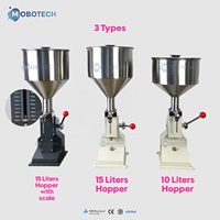 Machine de remplissage manuelle de liquides en acier inoxydable A03 de haute qualité avec balance et plateaux pour crème, shampoing, pâte cosmétique, sauce
