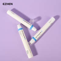 Tube souple personnalisé pour massage des yeux avec bille roulante en acier inoxydable pour la relaxation cutanée, emballage avec boîte extérieure