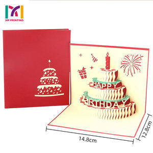 Carte Pop Up Joyeux Anniversaire Cartes Pop Up 3D Anniversaire Comprend Enveloppe et Note Tag Nouvelle Arrivée - Product Image 1