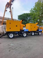 Pompe centrifuge auto-amorçante HUAMIN 800m³/h 12 pouces à moteur diesel, démarrage à une touche, garantie 1 an, pour ports et égouts