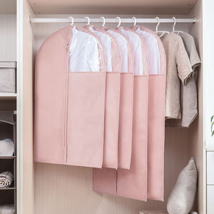 Customizable Non-Woven Dust Cover Foldable Travel-friendly Garment <b>Bag</b> <b>for</b> Personalised Fashion Dress Suit <b>Clothes</b> Protector - Product Image 1