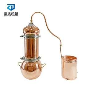 20L customized floral water alembic still cinnamon oil extraction machine home used herb distiller