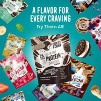 Commerces extérieurs transfrontaliers : Poudre pour milkshake saveur crème vanille PROTEIN SMOOTHIE, sachet 500g, conservation à température ambiante