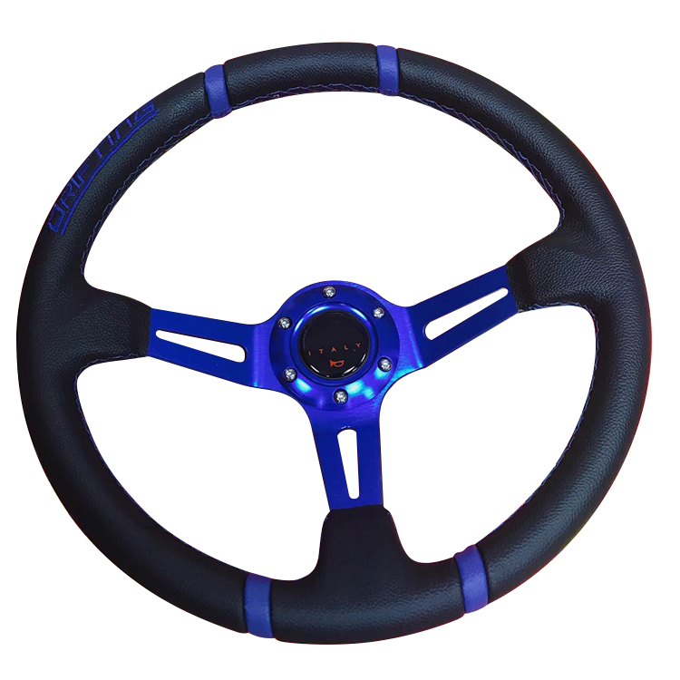 35cmステアリングホイール14レーシングユニバーサルカー
