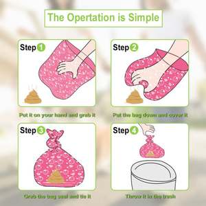 ถุงเก็บอุจจาระสัตว์เลี้ยงแบบกำหนดเอง พิมพ์ลายได้ เป็นมิตรกับสิ่งแวดล้อม 100% คุณภาพสูง ย่อยสลายได้ ผลิตจากพลาสติก ขายดี - Product Image 6