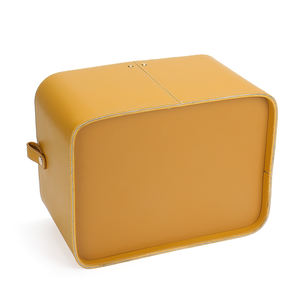 <span class=keywords><strong>Panier</strong></span> <span class=keywords><strong>de</strong></span> rangement en tissu <span class=keywords><strong>de</strong></span> fleurs séchées en métal doré en cuir PU <span class=keywords><strong>de</strong></span> luxe Paniers <span class=keywords><strong>de</strong></span> décoration pour la maison pour mariage - Product Image 3