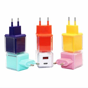 Tùy Chỉnh Bán Buôn Khuyến Mại Quà Tặng Pha Lê Túi Nhỏ Kích Thước Pd 20W Loại C Nhanh Chóng Sạc Điện Thoại Di Động Sạc Cho Iphone Samsung - Product Image 1
