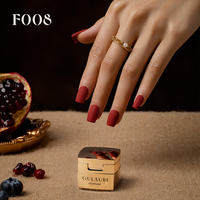 GULAURI – Kit de vernis à ongles gel 9 couleurs automne, tons terreux mats, haute pigmentation, à retirer par trempage, fournitures de salon, parfait pour les ongles saisonniers