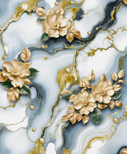 Papel Tapiz 3D con Flores y Mármol, con Reverso de Papel, 53 cm de Ancho, Guangzhou <span class=keywords><strong>Ihouse</strong></span> 2026 - Product Image 6