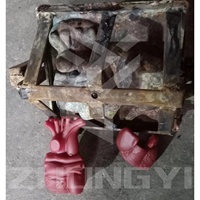 Science médicale femelle génital corps humain plancher pelvien modèle d'anatomie musculaire moules en cuivre