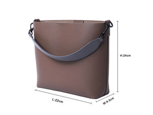Luxury <b>Top</b> Grain Leather Shoulder Bag Stylish Lady's Large Capacity Underarm Sling Bag Daily Casual Commuting Bag for <b>Woman</b> - Product Image 6