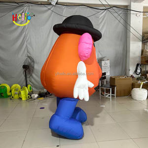 Personnage gonflable personnalisé Mr. Costume de marche tête de pomme de terre, modèle de personnage de dessin animé <span class=keywords><strong>géant</strong></span> pour la décoration promotionnelle - Product Image 2