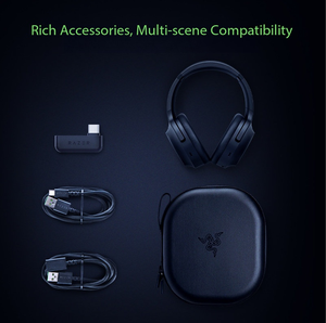 Auriculares Inalámbricos para Juegos Razer Barracuda Pro Over-Ear, Cancelación de Ruido Híbrida, Modo Dual, 2.4G HyperSpeed, Multiplataforma - Product Image 5