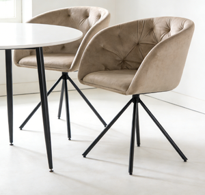 Silla <span class=keywords><strong>de</strong></span> Comedor Giratoria <span class=keywords><strong>de</strong></span> Terciopelo <span class=keywords><strong>de</strong></span> Lujo Moderno, Silla <span class=keywords><strong>de</strong></span> Cocina y Restaurante Giratoria <span class=keywords><strong>de</strong></span> 180 Grados, <span class=keywords><strong>Sillas</strong></span> <span class=keywords><strong>de</strong></span> Comedor Tapizadas - Product Image 2