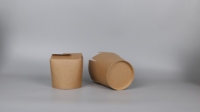 Seau à nouilles jetable en gros à fond carré, seau à pâtes en papier kraft anti-fuite pour plats à emporter, boîte à salade de nouilles pour le déjeuner