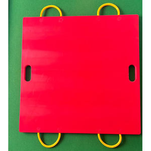 Coussinets de stabilisateur de grue noirs UHMWPE stabilisent les blocs protègent la plaque stable de levage de route UHMW PE - Product Image 2