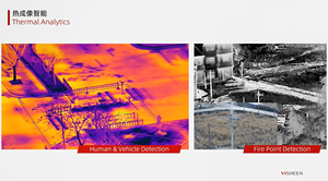 מודול מצלמה תרמית מסתובבת ממונעת עם עדשה 30-150 מ\"מ, רזולוציה 640*512 <span class=keywords><strong>LWIR</strong></span>, חיישן VOx עם מרווח פיקסלים של 12 מטר, 50 הרץ, רשת USB, שמע דו-כיווני - Product Image 3