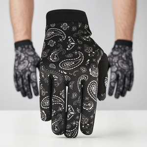 Guantes de Carreras 2025 de Dedo Completo, Transpirables, con Palma de Cuero PU, para Deportes al Aire Libre, Ciclismo, Motocross, Motocicleta, con Pantalla Táctil - Product Image 1