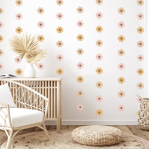 Vendita calda adesivi <span class=keywords><strong>murali</strong></span> a fiori rimovibili per bambini decorazione della stanza del bambino decalcomanie da parete per la scuola materna regalo per ragazze - Product Image 1
