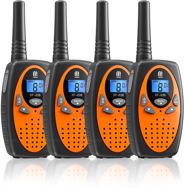 Two Way Radios for Adults, FRS Walkie Talkie Long Range with VOX Belt Clip/Hands Free Walki Talki with Noise Cancelling