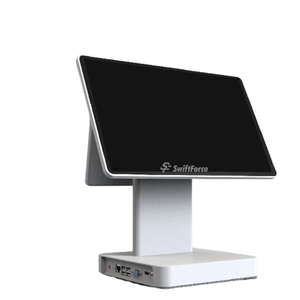 デュアルスクリーンタッチタブレット<span class=keywords><strong>POS</strong></span>マシンNFC QRコードの高速処理小売レストランの支払い卸売オプション利用可能 - Product Image 1
