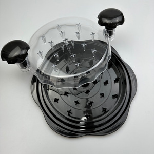 2024 cấp thực phẩm PP BBQ công cụ thịt gà Shredder công cụ cấp thực phẩm PP không trượt lớn gà Shredder với nắp rõ ràng cho nhà bếp - Product Image 2