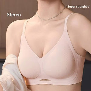 卸売 軽量 ワイヤレスブラ ジェリーゲル ランジェリー レディース プラスサイズ シームレスブラ - Product Image 1