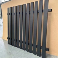 Panneaux de clôture en aluminium pour la protection de la vie privée, modulaires, sur mesure, portail d'entrée facile à assembler, pour l'extérieur, jardin, maison