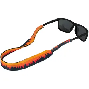 Retenedor de gafas de neopreno personalizado, correa de seguridad para gafas, correa para la cabeza, deporte, ajustable, cordón de soporte para gafas