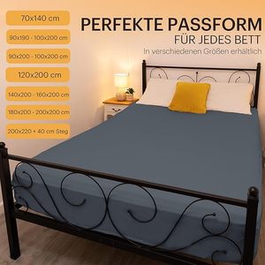 Nature Mark Jersey Sábanas bajeras, 100% Algodón en Muchos Tamaños y Colores, Calidad de Marca, Estándar Oeko-Tex 100 - Product Image 5