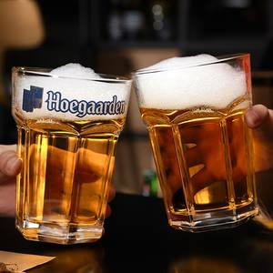 Verres à bière en <span class=keywords><strong>verre</strong></span> en gros, verres à bière personnalisés octogonaux, verres à bière <span class=keywords><strong>Hoegaarden</strong></span>, verres à bière belges - Product Image 2