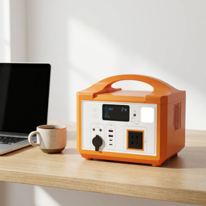 E-NiCE 600W <b>Solar</b> <b>Generator</b> Portable Power Station With Pure Sine Wave for Camping Outdoor Home Backup A1-1 Pure Sine Wave Outpu - Product Image 1