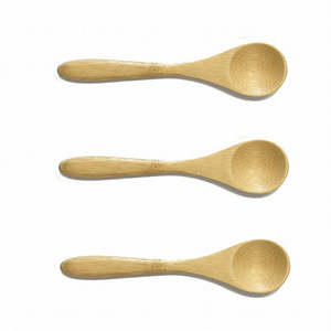 Moderno Juego de Cubiertos de Bambú de Dos Piezas, Cuchara Larga de Madera, Utensilios de Cocina Creativos, Vajilla Desechable para Viajes - Product Image 2