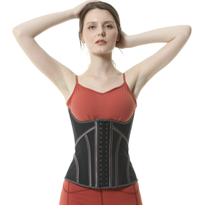 2026 Gaine amincissante <span class=keywords><strong>pour</strong></span> femme, contrôle du ventre, corset de maintien <span class=keywords><strong>pour</strong></span> l'entraînement, gaine sculptante post-partum avec fermeture éclair et crochets - Product Image 4