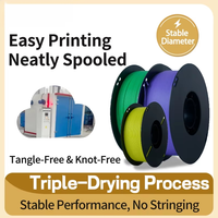 Filament d'imprimante 3D PLA multicolores Yosoo Silk 1,75 mm 1 kg compatible PVA PETG/ASA/TPU/PLA pour impression 3D