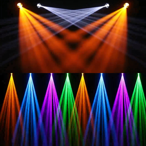 Lumière d'effet DJ RED STAR 200W RGB LED Beam avec bande LED Strobe Contrôle DMX512 pour mariage, fête, club, discothèque, événement, spectacle - Product Image 5