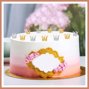 Adorno de Pastel con Corona de Perlas para Decoración de Fiestas de Cumpleaños, Tiara Semicircular para Niños y Adultos - Product Image 2