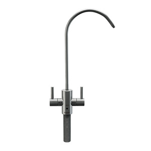 Yipinquan 304 Stainless Steel Kitchen Faucet Dual Outlet Brushed <b>Water</b> Purifier Wastewater Recycling - Product Image 3