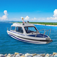 Harus memiliki CE kualitas tinggi 19.6 kaki kecepatan perahu pusat konsol 6 meter serat kaca memancing yacht untuk dijual