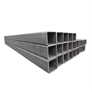 Hot Sell Customized Q195 Q235 Galvanized Square Steel GI Pipe Tube Round Erw Black Carbon Steel Hollow Section