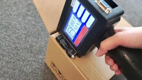 12.7 Multi langue à main impression Date codeur numéro de lot imprimante à jet d'encre boîte d'emballage en Carton pistolet à jet d'encre LOGO imprimante Machine