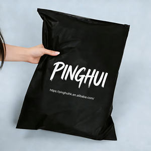 Custom Frosted Zipper <b>Bags</b> Resealable PE Plastic Clothing <b>Packaging</b> <b>Bags</b> for Garment T-shirt Socks - Product Image 2