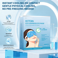 Masque Hydrogel Ectoïne pour les Yeux – Patchs Rafraîchissants Anti-Givre pour Cernes et Yeux Secs, Compresse Froide Jetable pour Yeux Fatigués