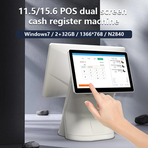 Android Win-dows POS Terminal 15.6 Inch Dual <b>Screen</b> Cash Register for Supermarket Checkout - Product Image 6