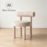 Canapé, mobilier de salon, chaise de salon en velours rouge, chaise de salle à manger, fabrication nordique, confortable, en tissu, moderne