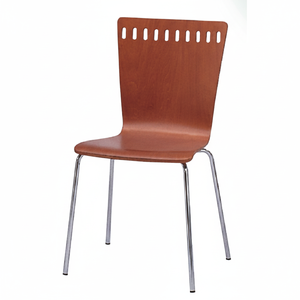 Sillas de comedor apilables de madera modernas para cocina y comedor - Product Image 1