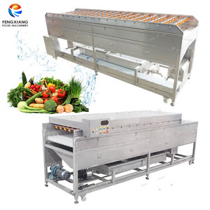 Soft Roller Brush Fruit <b>Washer</b> High Pressure Spray Mango Dragon Fruit Pineapple Fruit Belt Washing Machine - Product Image 2