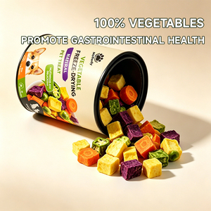 Suministro a Granel <span class=keywords><strong>de</strong></span> Vegetales Liofilizados <span class=keywords><strong>de</strong></span> Alta Calidad OEM para Alimento <span class=keywords><strong>de</strong></span> Mascotas (Perros y Gatos) con Múltiples Sabores Vegetales - Product Image 3
