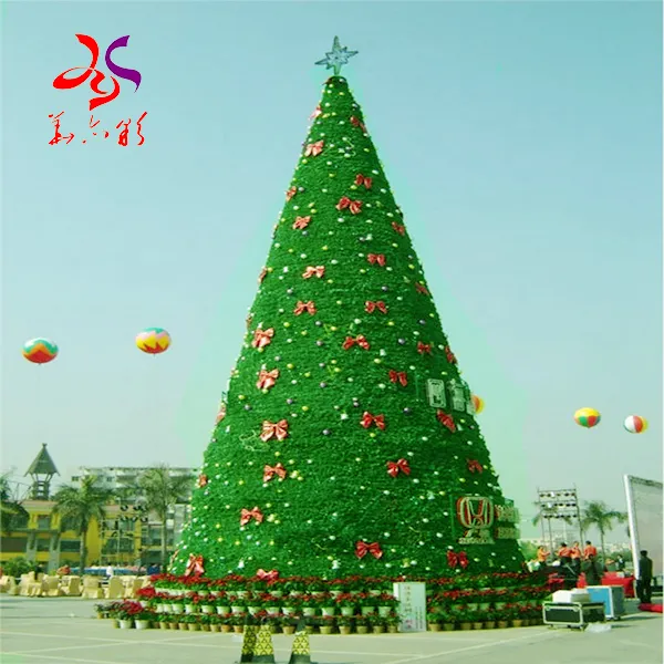 Einkaufs zentrum Weihnachts bäume Hochwertige Weihnachts dekor Lampe Perlen Großer großer Weihnachts baum mit LED-Licht