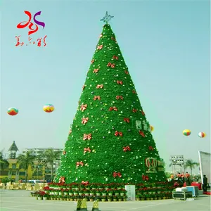مركز تسوق أشجار عيد الميلاد عالية الجودة حبات عيد الميلاد شجرة عيد الميلاد كبيرة كبيرة مع ضوء LED